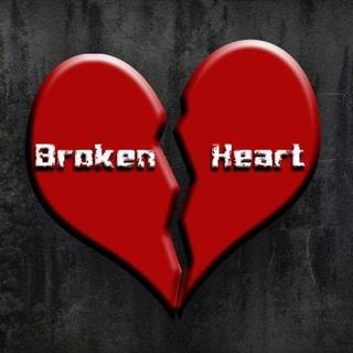 Wallpaper of broken heart