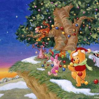 Eeyore christmas wallpaper