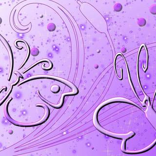 Purple butterfly wallpaper