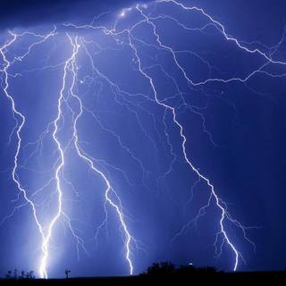 HD lightning wallpaper