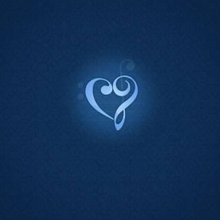 Blue hearts wallpaper