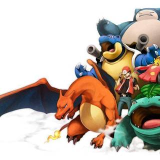 Pokemon trainer red wallpaper