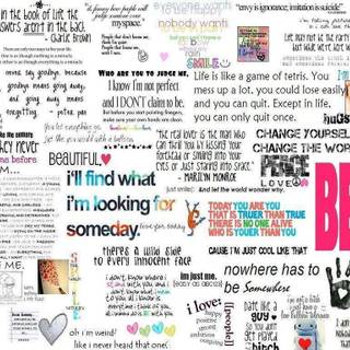 Cute quote wallpaper