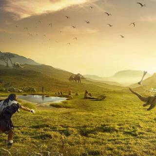 Prehistoric wallpaper