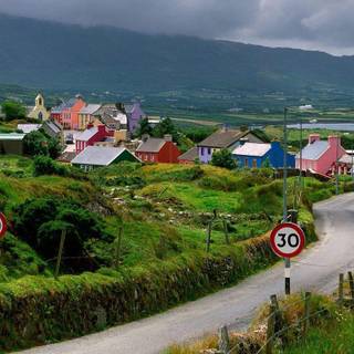 Irish countryside wallpaper