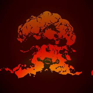 Mushroom cloud wallpaper