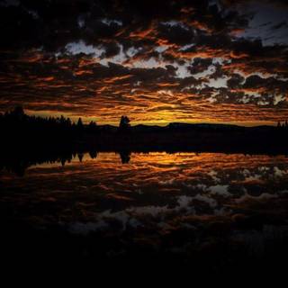 Dark sunset wallpaper