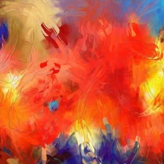 Abstract painting wallpaper