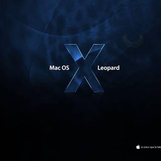 Mac os x leopard background