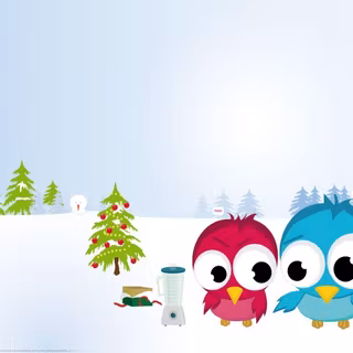 Free funny christmas wallpaper