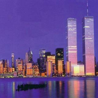 New york twin towers wallpaper