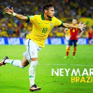 2015 FIFA Brazil Neymar 3D wallpaper