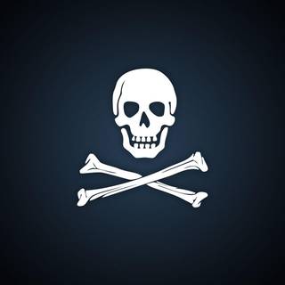 Skull and crossbones wallpaper