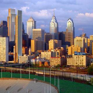 Philadelphia skyline wallpaper