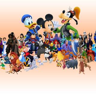 Disney characters background