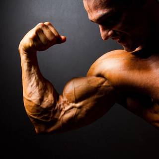Wallpaper of body builder