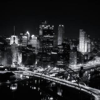 Black and white wallpaper