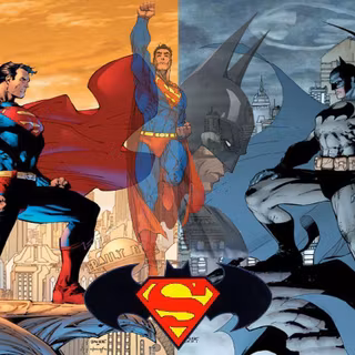 Superman and Batman wallpaper