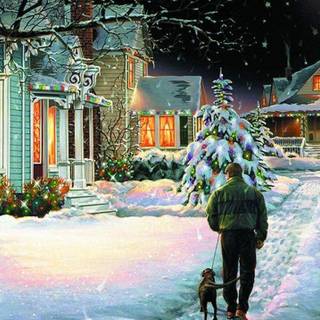 Christmas snow images