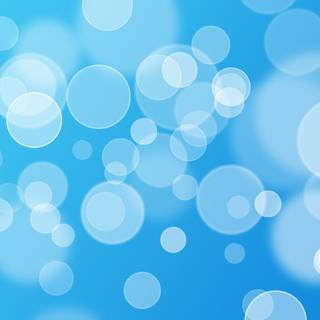 Blue bubble wallpaper