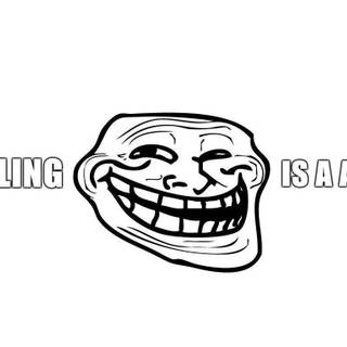 Troll face background