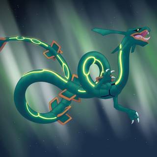 Pokemon wallpaper Rayquaza