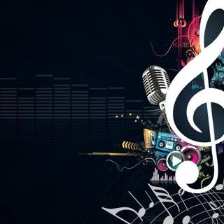 Musical desktop backgrounds