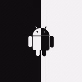 Black Android wallpaper