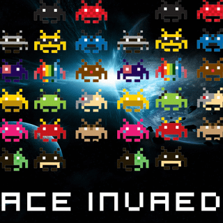 Space Invader wallpaper