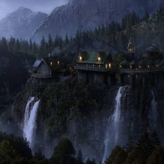 Fantasy city wallpaper