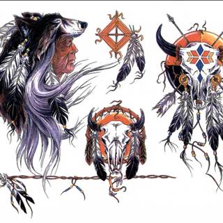 American Indian wallpaper