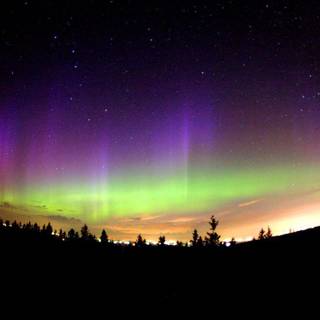 Northern lights background