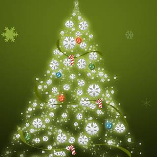 Christmas tree wallpaper