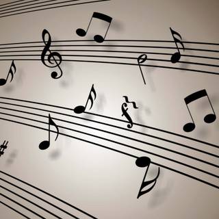 Music note wallpaper