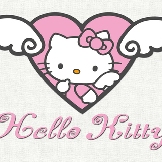 Wallpaper hello kitty gif