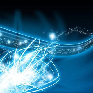 Electric blue wallpaper