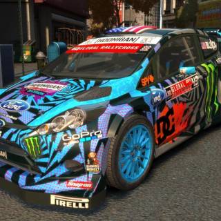 Ken Block Ford Fiesta 2015 wallpaper
