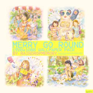 Merry go round wallpaper