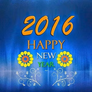 New year greetings wallpaper 2016