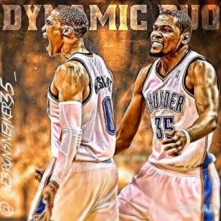 Kevin durant and russell westbrook wallpaper 2016
