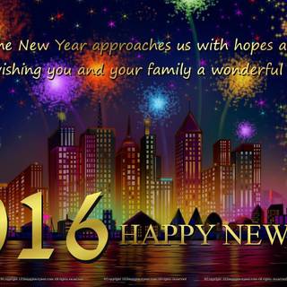 New years 2016 wallpaper