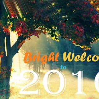 New year wallpaper of 2016