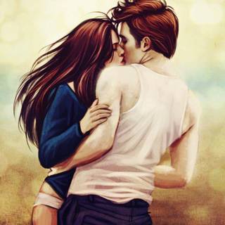 Kissing wallpaper HD