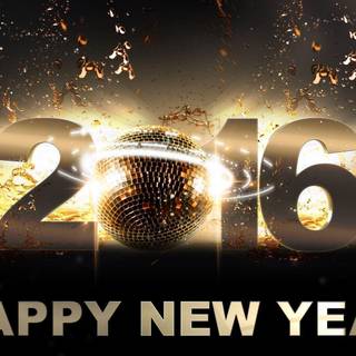 New year 2016 PC wallpaper