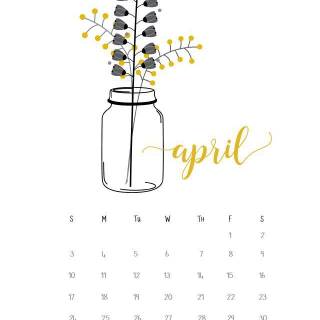 Desktop Wallpaper Calendar April 2016