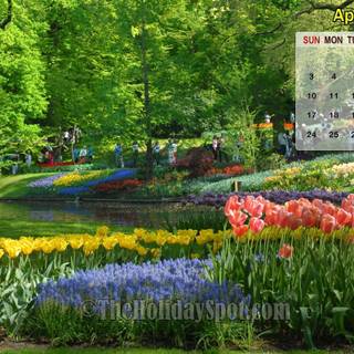 Desktop Wallpaper Calendar April 2016