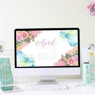 Desktop Wallpaper Calendar April 2016