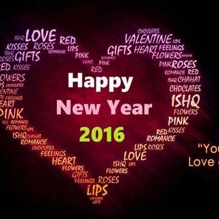 Happy new year 2016 love wallpaper