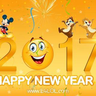 New year wallpaper 2017