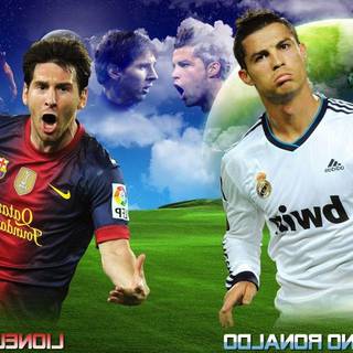 Messi vs ronaldo 2017 wallpaper